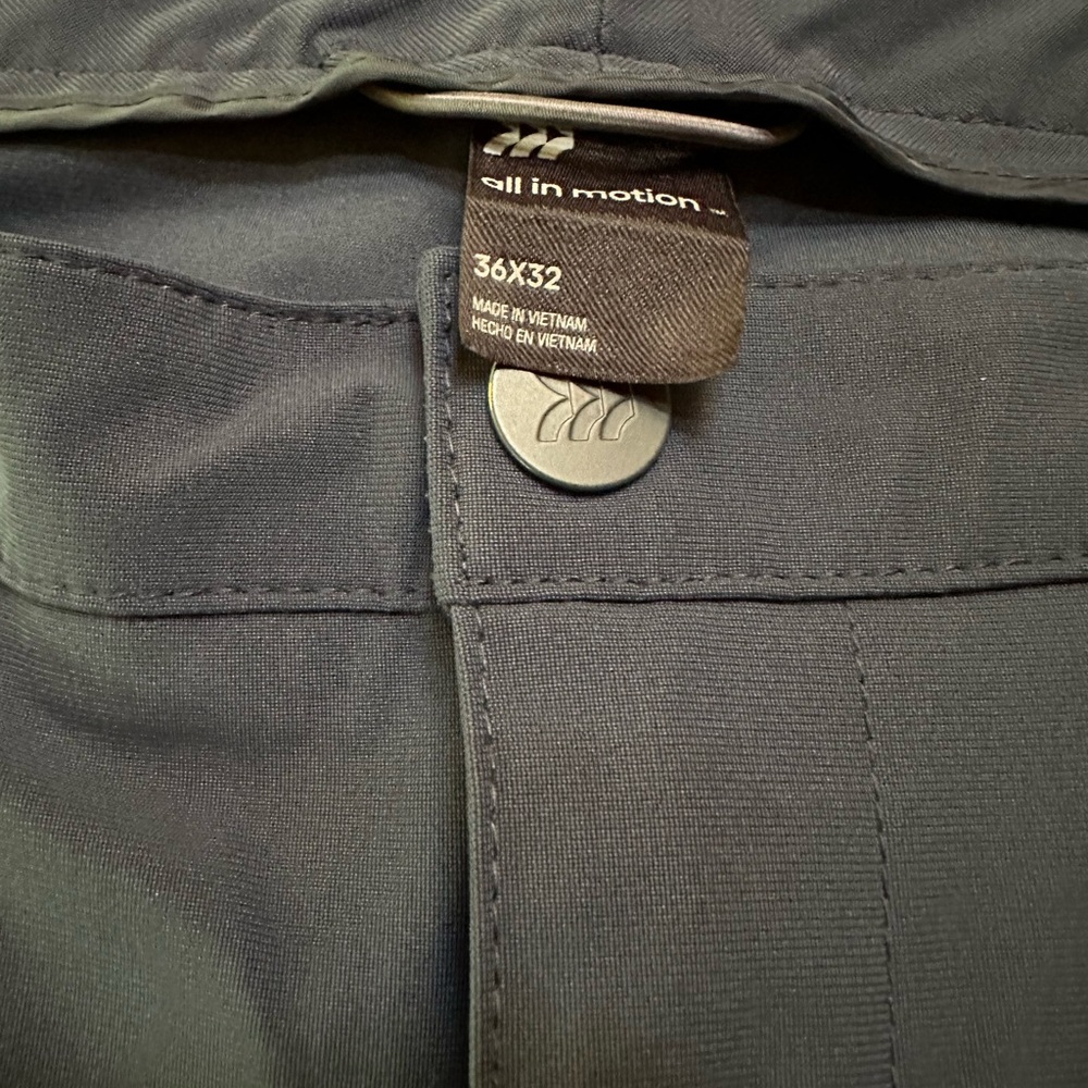 Men’s All In Motion golf pants.  Never worn, without tags.